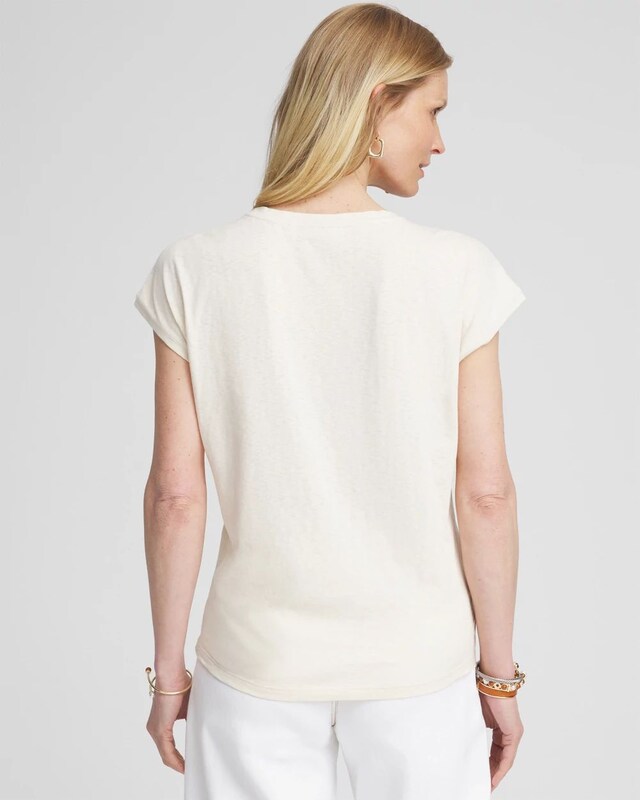 Inverted Knot Front Tee - image 3